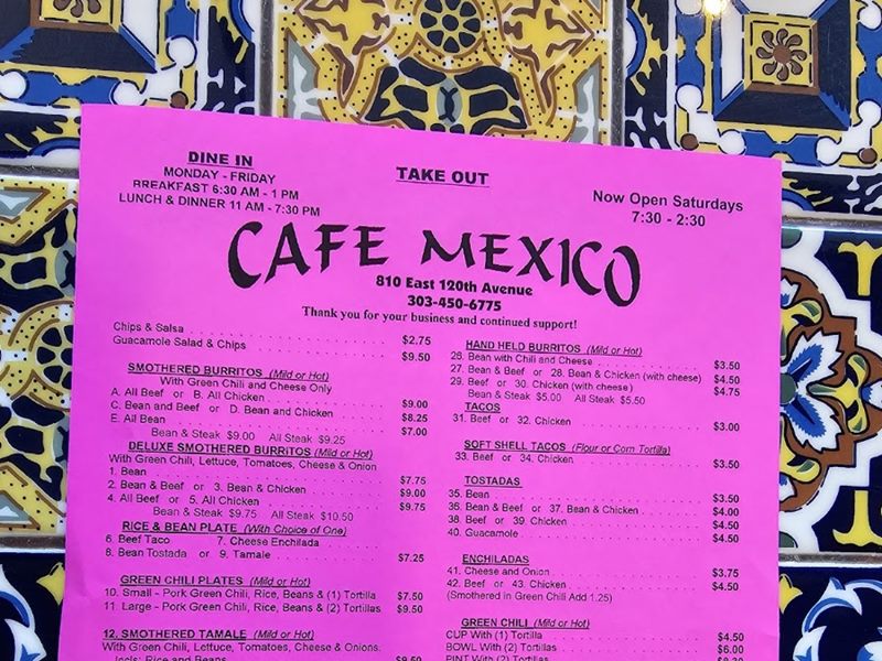 Cafe Mexico exterior